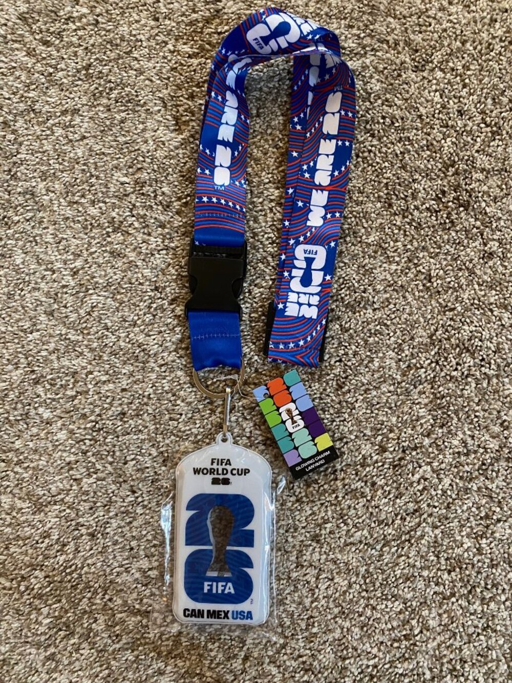 Official FIFA World Cup 2026 Host Nation Edition Neck Strap for ID Badge